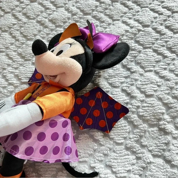 Disney Original Minnie Mouse Halloween Outfit Stuffed Animal Plush 15 inches - Picture 7 of 14
